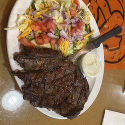 Coach's Golf and Grill - Great steak!  Ribeye made by Geoff.
