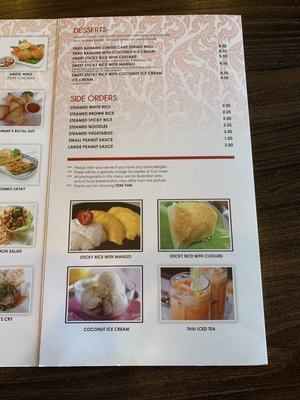 Menu photo 8 Tom Yum Thai Restaurant Peoria, AZ