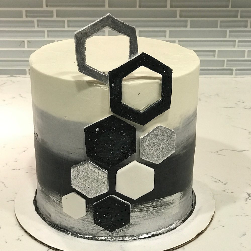 1 year cake to mimic our wedding cake!