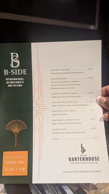 Menu photo 4 The Barterhouse Ybor Tampa, FL