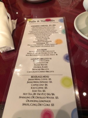 Menu photo 6 Belle & Maxwell's American /Italian restaurant West Palm Beach, FL