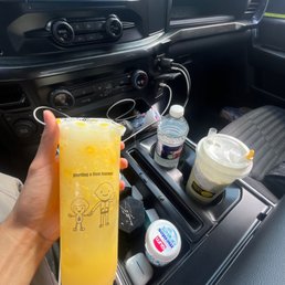 Mango lemonade slush