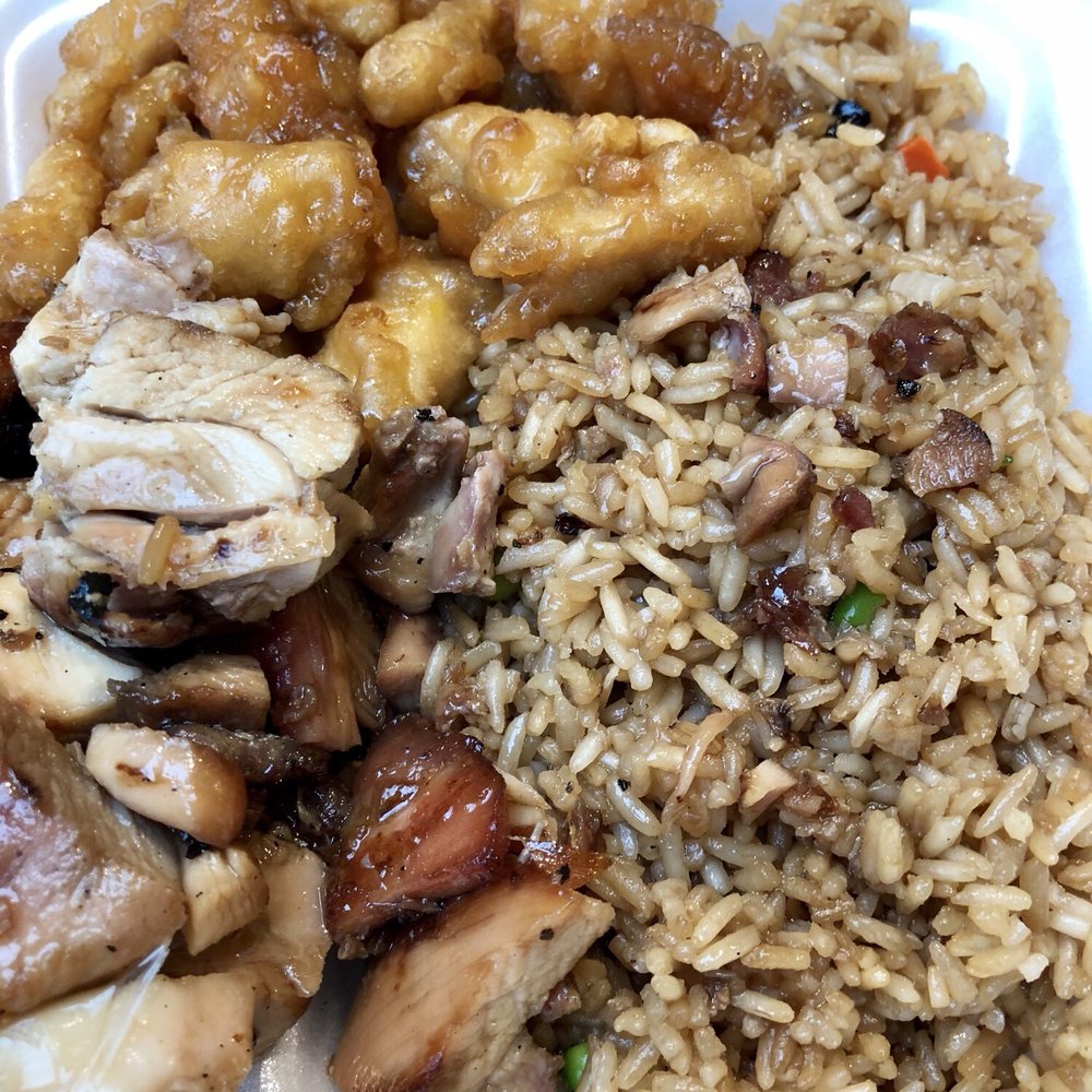 2 meat combo with fried rice 2 meat combo with fried rice