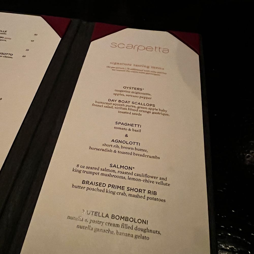 Scarpetta - Italian Near Me - Las Vegas, Nevada Scarpetta - Italian Near Me - Las Vegas, Nevada