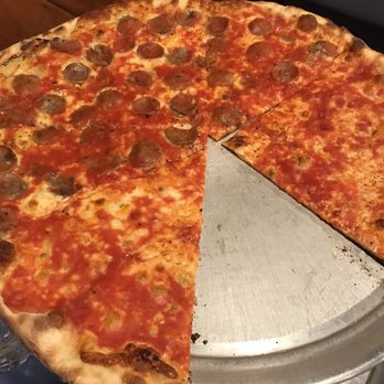 Johnny's Pizzeria - Half sausage half cheese - Pizza Near Me - Mount Vernon, New York