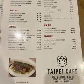 Taipei Cafe - Menu - Taiwanese Near Me - Rockville, Maryland Taipei Cafe - Menu - Taiwanese Near Me - Rockville, Maryland