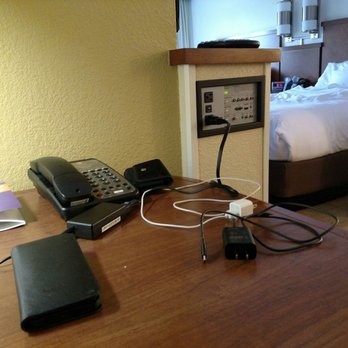 Hyatt Place Columbus/Dublin - 3 things to charge and 2 plugs. Choices choices choices. TV near plugs, but can't be seen from desk. - Hotels Near Me - Dublin, Ohio Hyatt Place Columbus/Dublin - 3 things to charge and 2 plugs. Choices choices choices. TV near plugs, but can't be seen from desk. - Hotels Near Me - Dublin, Ohio