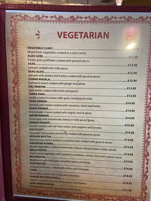 Menu photo 1 Indian Haweli Simi Valley, CA