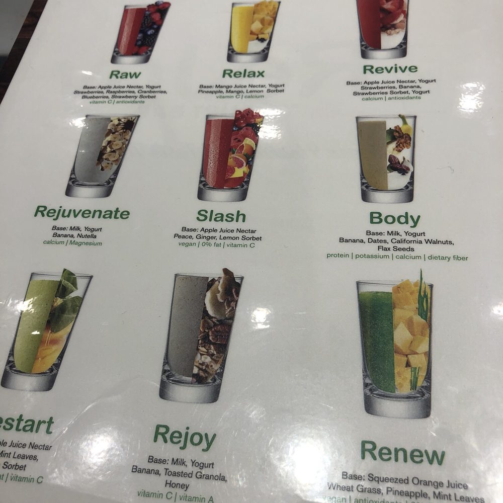 ReJoy - Menu - Juice Bars & Smoothies Near Me - Sunrise, Florida ReJoy - Menu - Juice Bars & Smoothies Near Me - Sunrise, Florida
