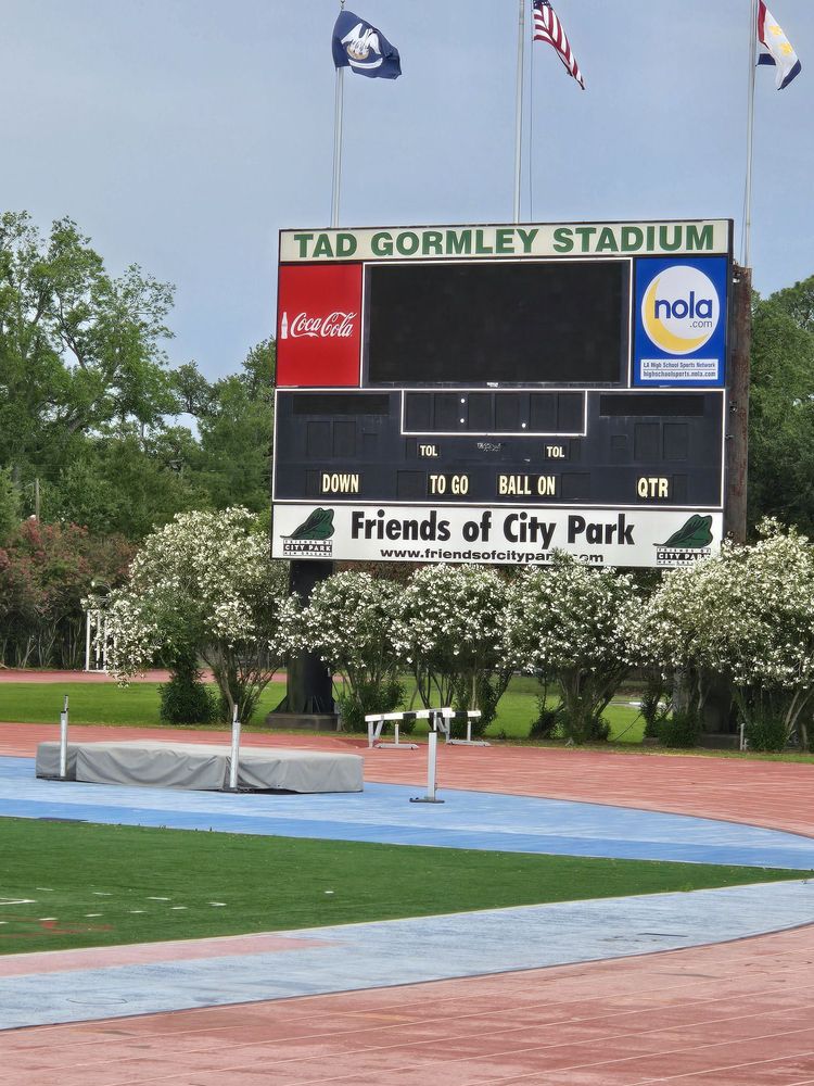 TAD GORMLEY STADIUM Updated October 2024 1 Palm Dr, New Orleans