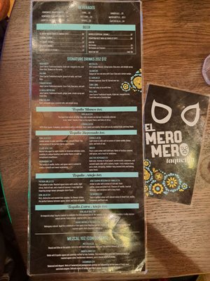 Menu photo 1 El Mero Mero Taqueria Edmonton, AB Menu photo 1 El Mero Mero Taqueria Edmonton, AB