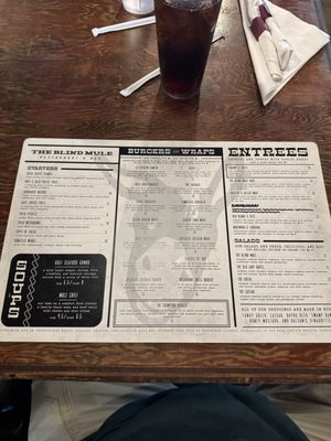Menu photo 3 Blind Mule Mobile, AL