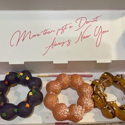 Ube, Strawberry, Caramel/coconut Ube, Strawberry, Caramel/coconut