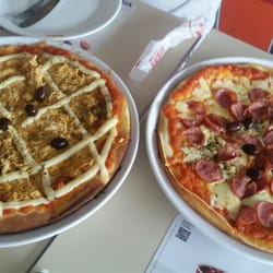Habib's - Pizza time. Sim! Pizza no almoço hahahah gosto pouco
