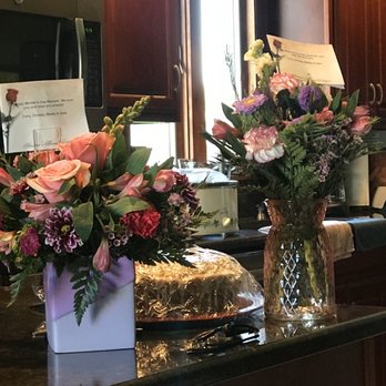 Andree's Floral Designs - Beautiful Mother's Day bouquet for my mom and a cheerful bouquet for my aunt. - Florists Near Me - Greenfield, Indiana