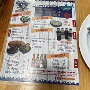 Tacos Baja Jr - Menu - Seafood Near Me - Villas de Rosarito, BCN Tacos Baja Jr - Menu - Seafood Near Me - Villas de Rosarito, BCN