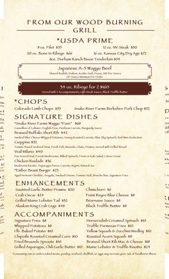 Menu photo 2 Ember Scottsdale, AZ