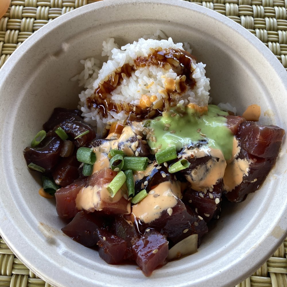 Da Fish Shack - Ahi Poke Bowl - Food Trucks Near Me - Hana, Hawaii Da Fish Shack - Ahi Poke Bowl - Food Trucks Near Me - Hana, Hawaii