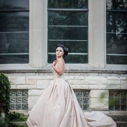 Alex Lopez Salon - Vera Wang Wedding Dresses photoshoot. Hair and makeup by us.