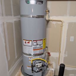 Installation of new water heater