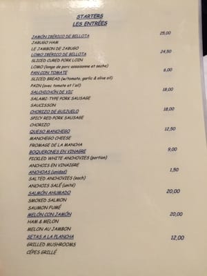 Menu photo 2 Casa Lucio Madrid, M