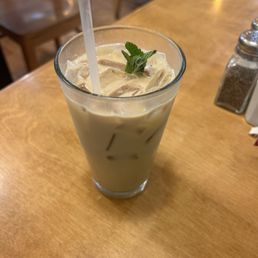 Mint latte