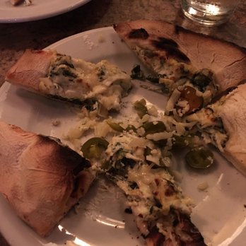 Pie Whole - Half eaten spinach and artichoke "dip" - Pizza Near Me - St Thomas, Virgin Islands Pie Whole - Half eaten spinach and artichoke "dip" - Pizza Near Me - St Thomas, Virgin Islands