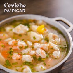 La Fondita De Leo - Ceviche de camarones o pescado preparado para ti