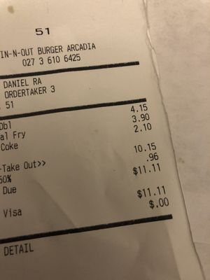 Menu photo 6 In-N-Out Burger Arcadia, CA