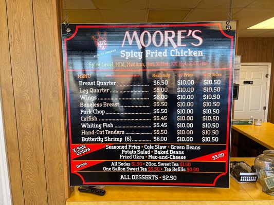 Moore's Spicy Fried Chicken by null