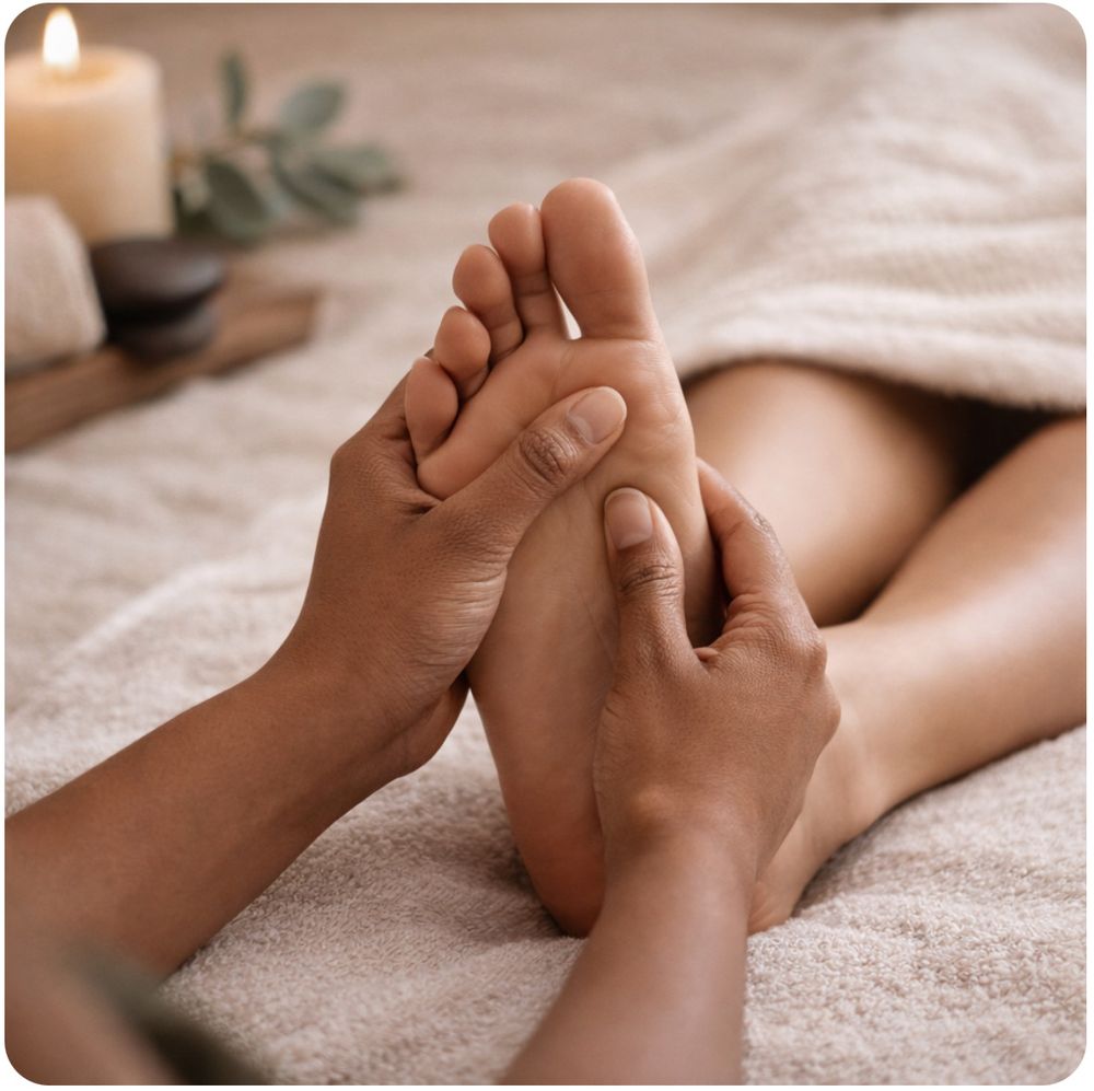 Green Essential Massage Studio Logo