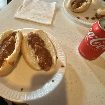 Gene's Beer Garden - Two of their famous chili dogs - Bars Near Me - Morgantown, West Virginia Gene's Beer Garden - Two of their famous chili dogs - Bars Near Me - Morgantown, West Virginia