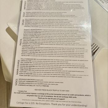 Antonello Ristorante - Menu views - Italian Near Me - Santa Ana, California