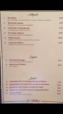 Menu photo 4 La Villetta Sehnde, NI