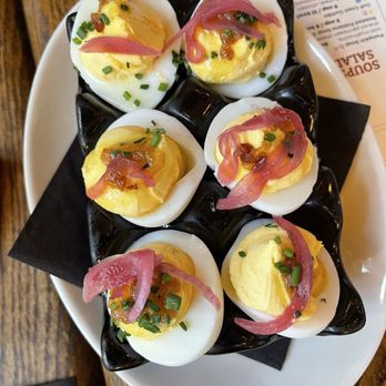Hearsay Market Square - Deviled eggs - Lounges Near Me - Houston, Texas Hearsay Market Square - Deviled eggs - Lounges Near Me - Houston, Texas