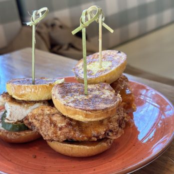 Barrel & Bushel - Hot Fried Chicken Sliders- yummy - Bars Near Me - Tysons Corner, Virginia Barrel & Bushel - Hot Fried Chicken Sliders- yummy - Bars Near Me - Tysons Corner, Virginia