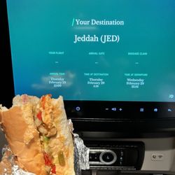 Bernie's Sub & Pizza Shop - The most heavenly airplane food is a Bernie's sub