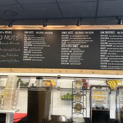 Kwench Juice cafe - Menu