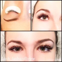 Lush Lash & Brow Lounge - Classic lashes 13mm C and D curl by Melissa