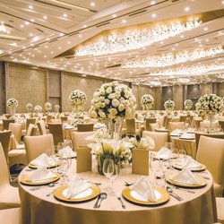 Marquis Events Place - Marquis Grand Ballroom has over 1,200 square meters area that can accommodate an intimate setup for 20 or grand event of a thousand guests.