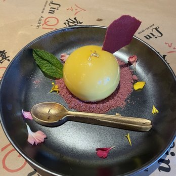 Qi Austin - Mango mousse - Dim Sum Near Me - Austin, Texas Qi Austin - Mango mousse - Dim Sum Near Me - Austin, Texas