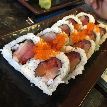 Sushi Pier - Rainbow long roll - Sushi Bars Near Me - Reno, Nevada Sushi Pier - Rainbow long roll - Sushi Bars Near Me - Reno, Nevada