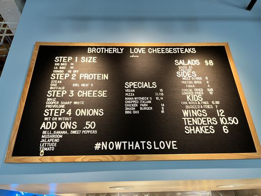 Brotherly Love Cheesesteaks by null
