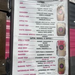 The Happy Bean Coffee - Menu