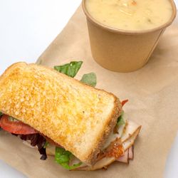 The Battered Whisk & Co - Half soup and sandwich