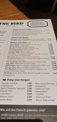 Menu photo 1 The Bird Hamburg, HH