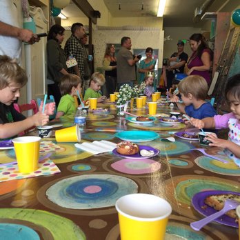 Art Zone West La - Tables for crafts, then cake :) - Art Schools Near Me - Los Angeles, California Art Zone West La - Tables for crafts, then cake :) - Art Schools Near Me - Los Angeles, California