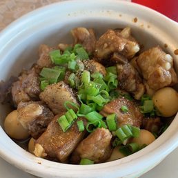 Braised pork and egg stew Braised pork and egg stew