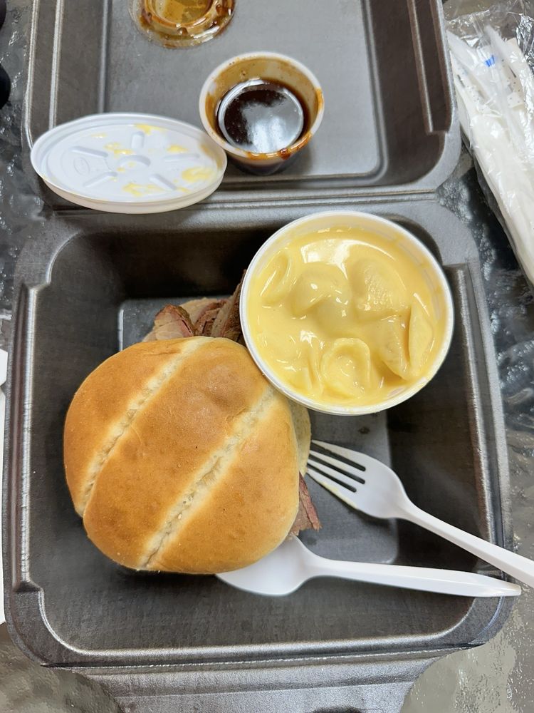 Food from Plowboys BBQ