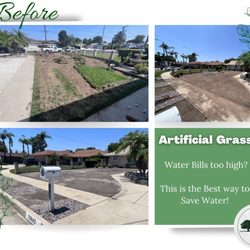 Big Green Tree Service & Landscape - Customer was tired of having high water bills. Here is what we did for him.